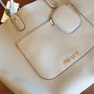 Steve Madden Light Grey BCurtis Tote Collection